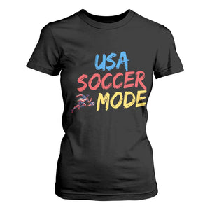 USA Soccer Mode T Shirt For Women United States Team Pride TS12 Black Print Your Wear