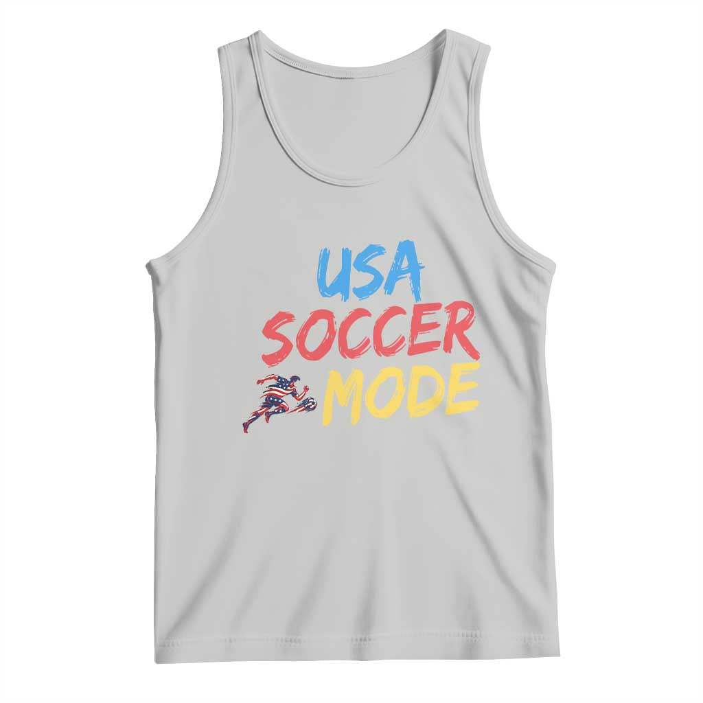 USA Soccer Mode Tank Top United States Team Pride TS12 Ash Print Your Wear