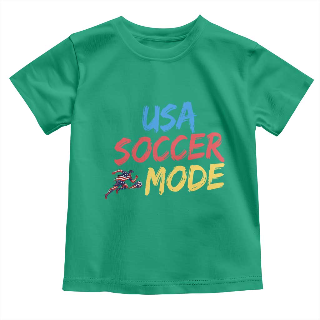 USA Soccer Mode Toddler T Shirt United States Team Pride TS12 Irish Green Print Your Wear