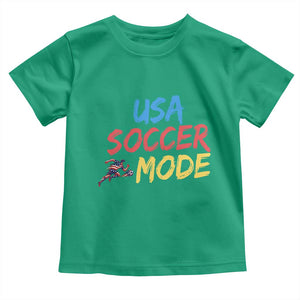 USA Soccer Mode Toddler T Shirt United States Team Pride TS12 Irish Green Print Your Wear