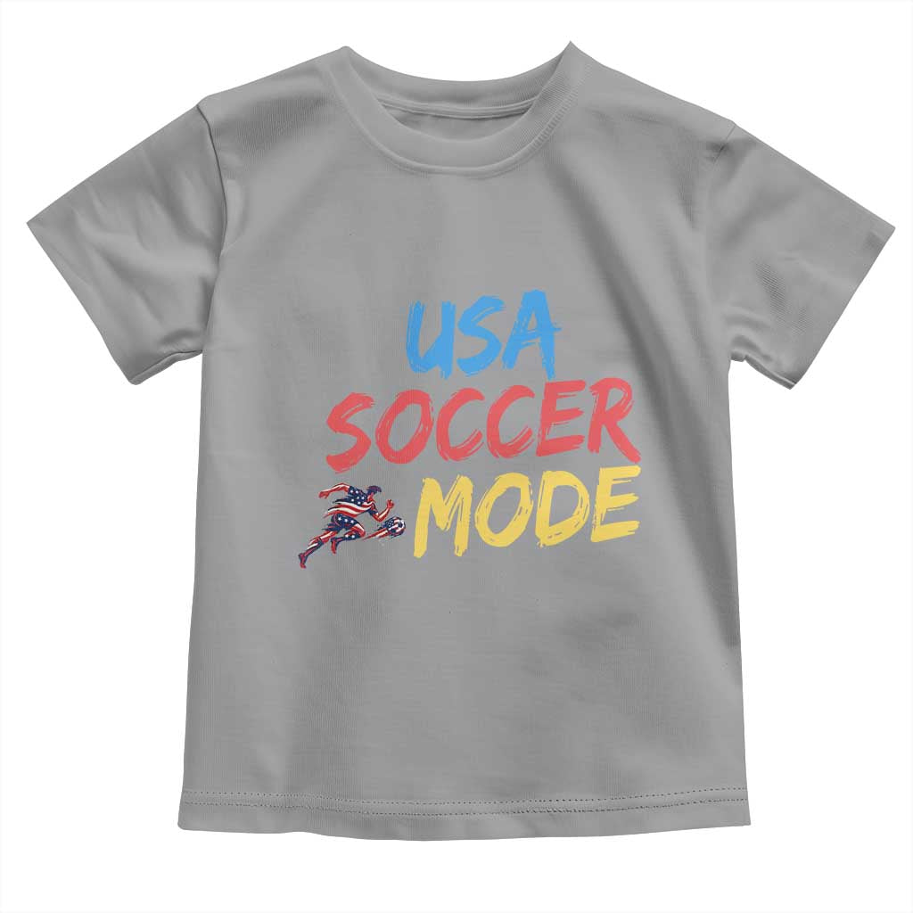 USA Soccer Mode Toddler T Shirt United States Team Pride TS12 Sport Gray Print Your Wear