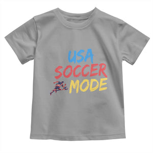 USA Soccer Mode Toddler T Shirt United States Team Pride TS12 Sport Gray Print Your Wear