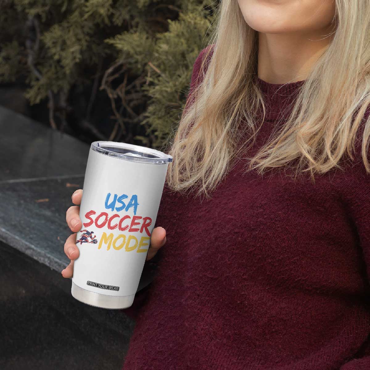 USA Soccer Mode Tumbler Cup United States Team Pride TS12 Print Your Wear