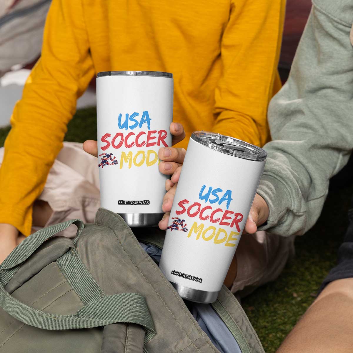 USA Soccer Mode Tumbler Cup United States Team Pride TS12 Print Your Wear