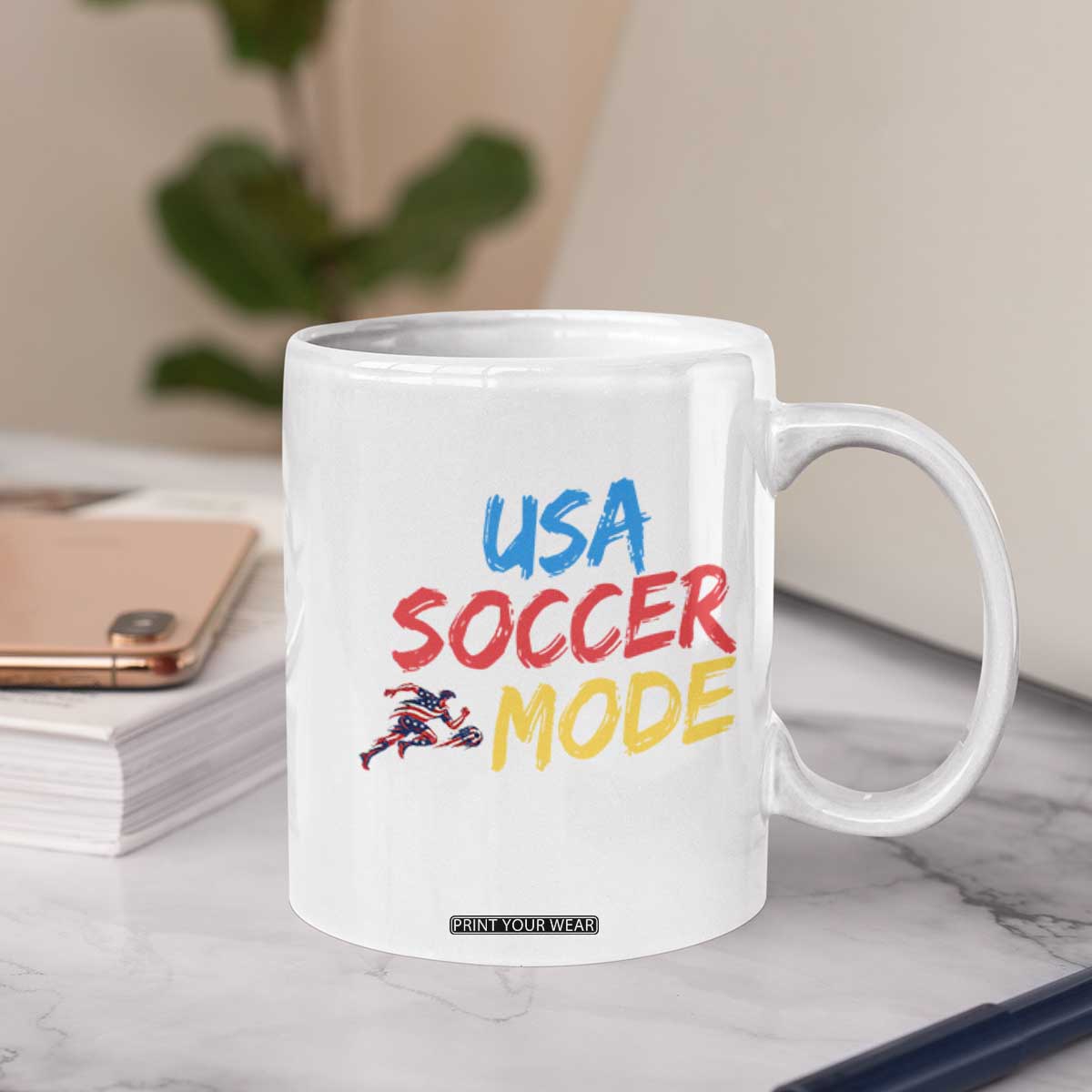 USA Soccer Mode Coffee Mug United States Team Pride TS12 Print Your Wear