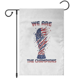 We Are Champions Garden Flag USA Soccer Lover Gift TS12 White Print Your Wear