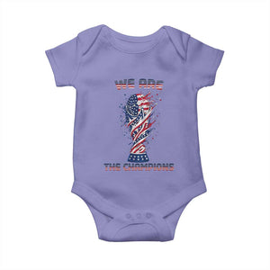 We Are Champions Baby Onesie USA Soccer Lover Gift TS12 Violet Print Your Wear