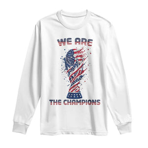 We Are Champions Long Sleeve Shirt USA Soccer Lover Gift TS12 White Print Your Wear