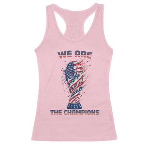 We Are Champions Racerback Tank Top USA Soccer Lover Gift TS12 Light Pink Print Your Wear