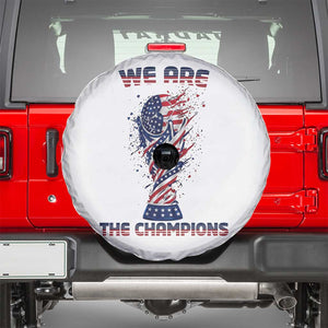We Are Champions Spare Tire Cover USA Soccer Lover Gift TS12 Black Print Your Wear
