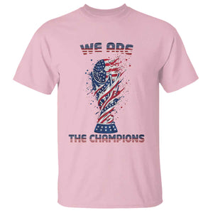 We Are Champions T Shirt USA Soccer Lover Gift TS12 Light Pink Print Your Wear