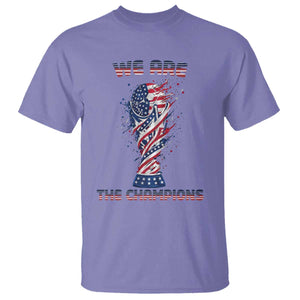 We Are Champions T Shirt USA Soccer Lover Gift TS12 Violet Print Your Wear
