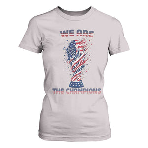 We Are Champions T Shirt For Women USA Soccer Lover Gift TS12 Ice Gray Print Your Wear