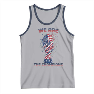 We Are Champions Tank Top USA Soccer Lover Gift TS12 Athletic Heather Navy Print Your Wear