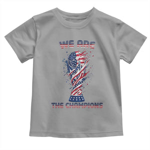 We Are Champions Toddler T Shirt USA Soccer Lover Gift TS12 Sport Gray Print Your Wear