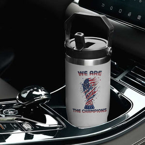 We Are Champions Flip Straw Tumbler USA Soccer Lover Gift TS12 Print Your Wear