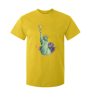 Statue Of Liberty Soccer Cup T Shirt For Kid USA Soccer Lover Gift TS12 Daisy Print Your Wear