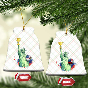 Statue Of Liberty Soccer Cup Ceramic Ornament USA Soccer Lover Gift TS12 Print Your Wear