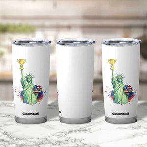 Statue Of Liberty Soccer Cup Tumbler Cup USA Soccer Lover Gift TS12 Print Your Wear