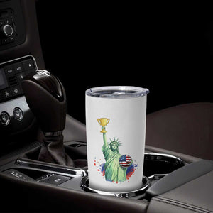 Statue Of Liberty Soccer Cup Tumbler Cup USA Soccer Lover Gift TS12 Print Your Wear