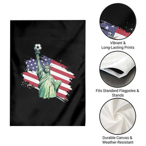 Statue Of Liberty Soccer Lover Garden Flag New Yorker Fan Gift TS12 Print Your Wear