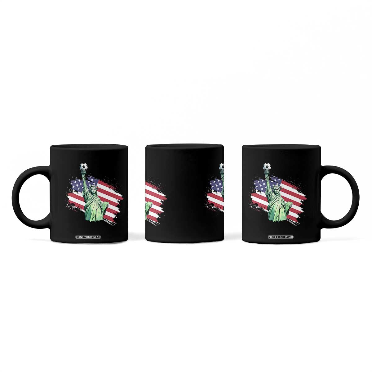 Statue Of Liberty Soccer Lover Coffee Mug New Yorker Fan Gift TS12 Print Your Wear