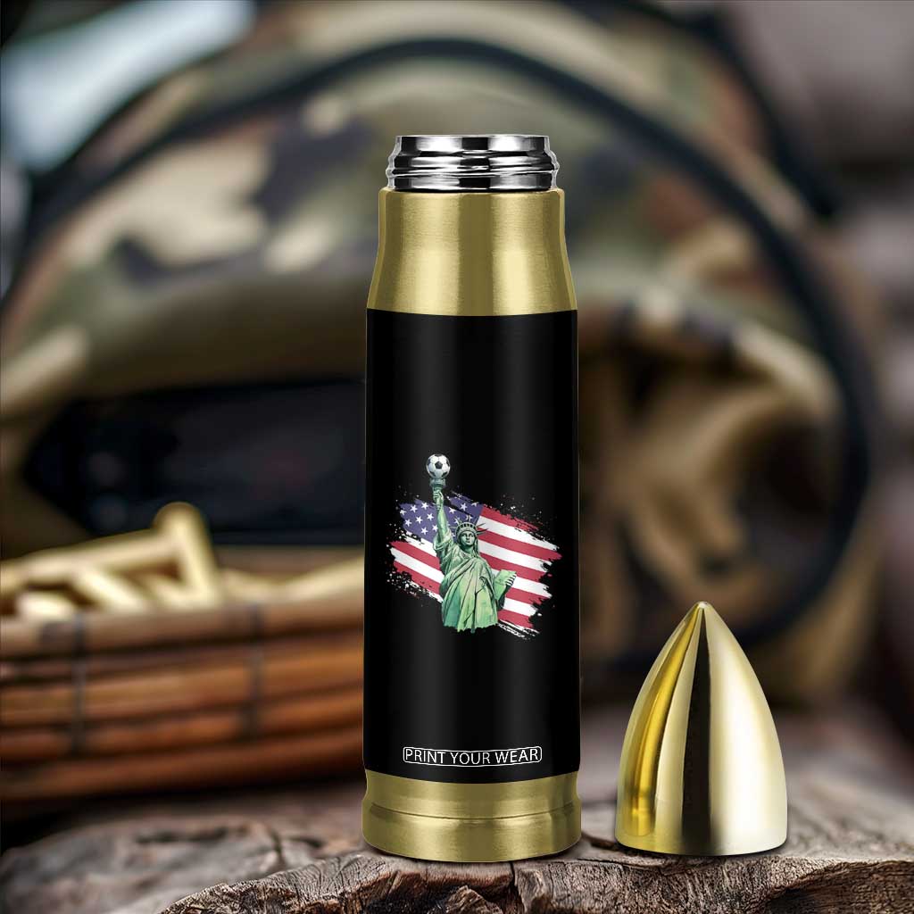 Statue Of Liberty Soccer Lover Bullet Tumbler New Yorker Fan Gift TS12 Print Your Wear