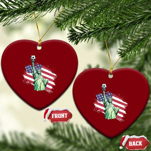 Statue Of Liberty Soccer Lover Ceramic Ornament New Yorker Fan Gift TS12 Print Your Wear