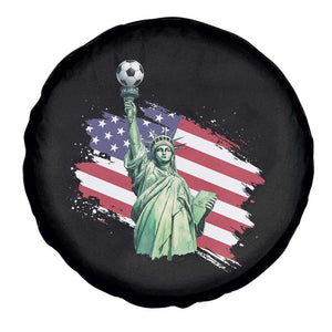 Statue Of Liberty Soccer Lover Spare Tire Cover New Yorker Fan Gift TS12 Print Your Wear