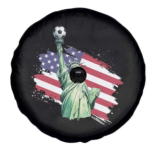 Statue Of Liberty Soccer Lover Spare Tire Cover New Yorker Fan Gift TS12 Print Your Wear