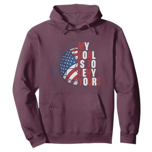 My Goal Is To Deny Yours Hoodie Soccer Goalie Gift TS12 Maroon Print Your Wear