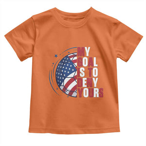 My Goal Is To Deny Yours Toddler T Shirt Soccer Goalie Gift TS12 Orange Print Your Wear