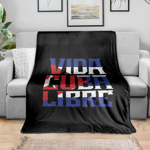 Viva Cuba Libre Throw Blanket Cuban Freedom Supporter TS12 Print Your Wear