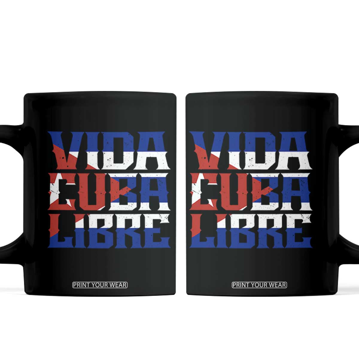 Viva Cuba Libre Coffee Mug Cuban Freedom Supporter TS12 Black Print Your Wear