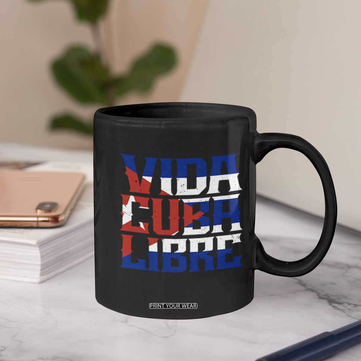 Viva Cuba Libre Coffee Mug Cuban Freedom Supporter TS12 Print Your Wear