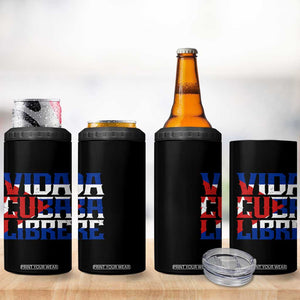 Viva Cuba Libre 4 in 1 Can Cooler Tumbler Cuban Freedom Supporter TS12 Print Your Wear