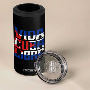 Viva Cuba Libre 4 in 1 Can Cooler Tumbler Cuban Freedom Supporter TS12 Print Your Wear