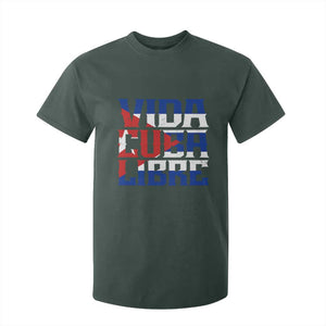 Viva Cuba Libre T Shirt For Kid Cuban Freedom Supporter TS12 Dark Forest Green Print Your Wear