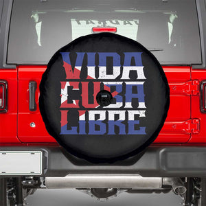Viva Cuba Libre Spare Tire Cover Cuban Freedom Supporter TS12 Black Print Your Wear
