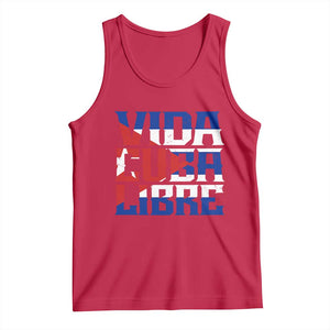 Viva Cuba Libre Tank Top Cuban Freedom Supporter TS12 Red Print Your Wear