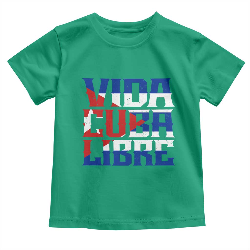 Viva Cuba Libre Toddler T Shirt Cuban Freedom Supporter TS12 Irish Green Print Your Wear