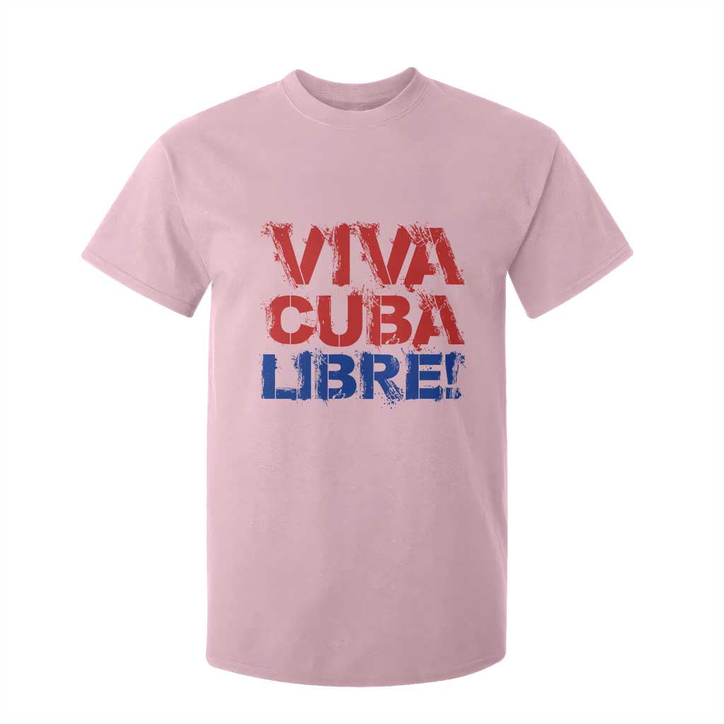 Viva Cuba Libre T Shirt For Kid SOS Cuba Stand With Freedom Movement TS12 Light Pink Print Your Wear