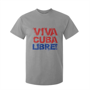 Viva Cuba Libre T Shirt For Kid SOS Cuba Stand With Freedom Movement TS12 Sport Gray Print Your Wear