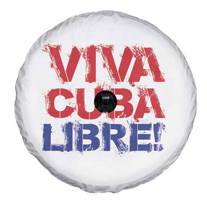 Viva Cuba Libre Spare Tire Cover SOS Cuba Stand With Freedom Movement TS12 Print Your Wear