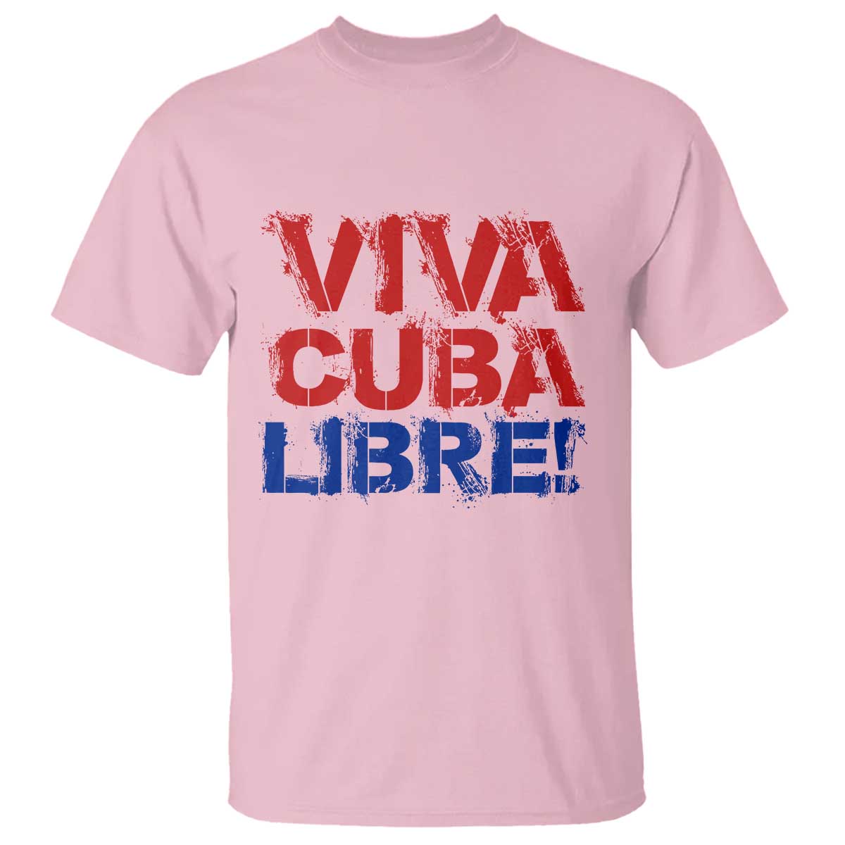Viva Cuba Libre T Shirt SOS Cuba Stand With Freedom Movement TS12 Light Pink Print Your Wear
