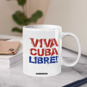 Viva Cuba Libre Coffee Mug SOS Cuba Stand With Freedom Movement TS12 Print Your Wear