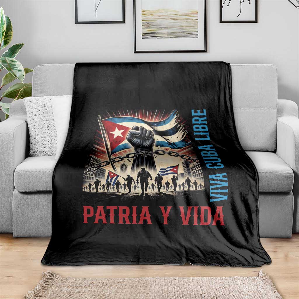 Cuban American Pride Throw Blanket Viva Cuba Libre Supporter TS12 Print Your Wear