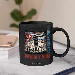 Cuban American Pride Coffee Mug Viva Cuba Libre Supporter TS12 Print Your Wear