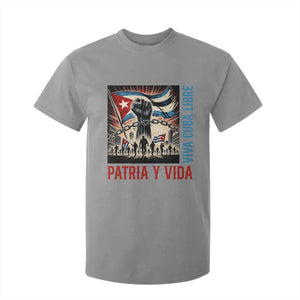 Cuban American Pride T Shirt For Kid Viva Cuba Libre Supporter TS12 Sport Gray Print Your Wear