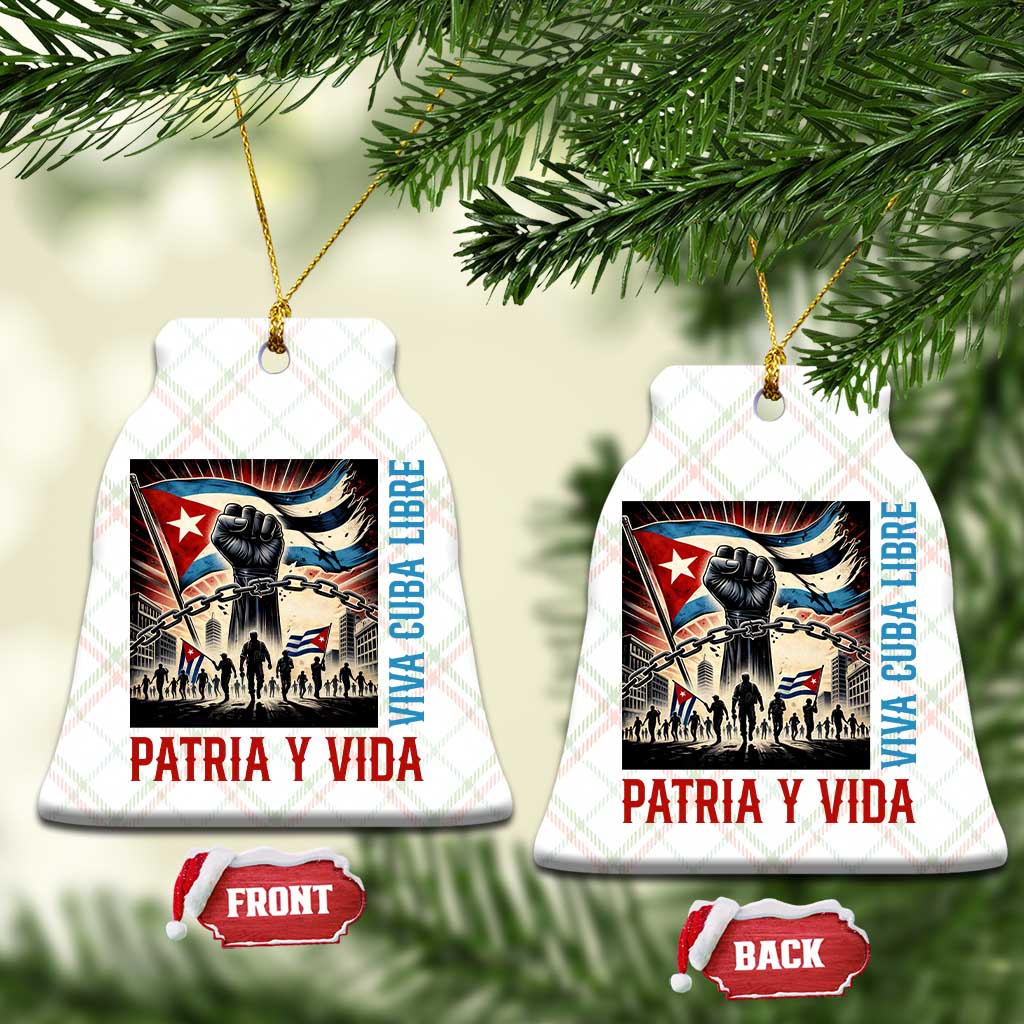 Cuban American Pride Ceramic Ornament Viva Cuba Libre Supporter TS12 Print Your Wear